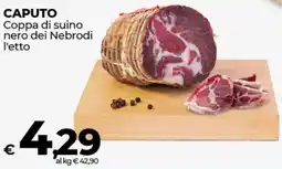 Coop CAPUTO Coppa di suino nero dei Nebrodi offerta