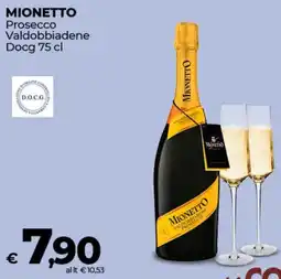 Coop MIONETTO Prosecco Valdobbiadene Docg offerta