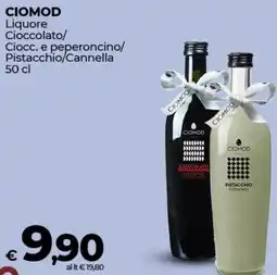 Coop CIOMOD Liquore Cioccolato/ Ciocc. e peperoncino offerta