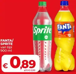 Coop FANTA/ SPRITE vari tipi offerta
