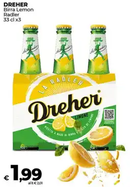 Coop DREHER Birra Lemon Radler offerta