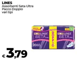 Coop LINES Assorbenti Seta Ultra Pacco Doppio vari tipi offerta