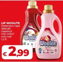 Coop LIP WOOLITE Detersivo capi delicati classico/ mix color/ mix noir offerta