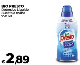 Coop BIO PRESTO Detersivo Liquido Bucato a mano offerta