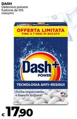 Coop DASH Detersivo polvere fustone da 105 misurini offerta