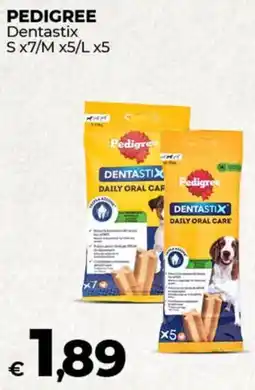 Coop PEDIGREE Dentastix Sx7/M x5/L x5 offerta