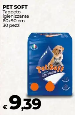Coop PET SOFT Tappeto igienizzante 60x90 cm 30 pezzi offerta