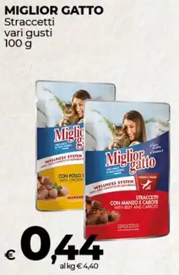 Coop MIGLIOR GATTO Straccetti vari gusti offerta
