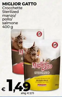 Coop MIGLIOR GATTO Crocchette Sterilized manzo/ pollo offerta