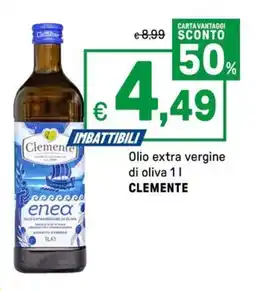 Iper La Grande Olio extra vergine di oliva CLEMENTE offerta