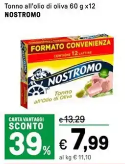 Iper La Grande Tonno all'olio di oliva NOSTROMO offerta