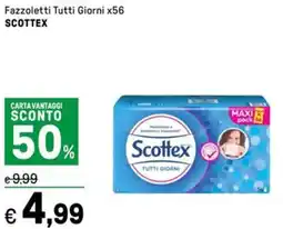 Iper La Grande Fazzoletti Tutti Giorni x56 SCOTTEX offerta