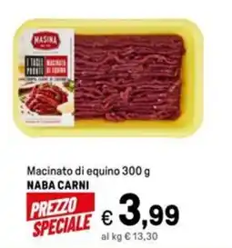 Iper La Grande Macinato di equino NABA CARNI offerta