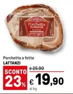 Iper La Grande Porchetta a fette LATTANZI offerta