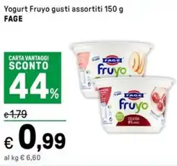 Iper La Grande Yogurt Fruyo gusti assortiti FAGE offerta