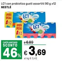 Iper La Grande LC1 con probiotico gusti assortiti NESTLÉ offerta