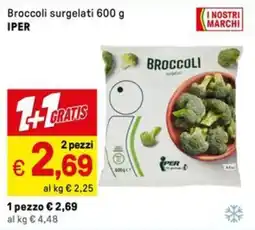 Iper La Grande Broccoli surgelati IPER offerta