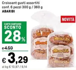 Iper La Grande Croissant gusti assortiti ABARIBI offerta
