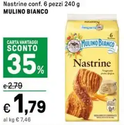 Iper La Grande Nastrine conf. 6 pezzi MULINO BIANCO offerta