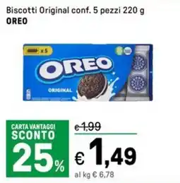 Iper La Grande Biscotti Original conf. 5 pezzi OREO OREO offerta