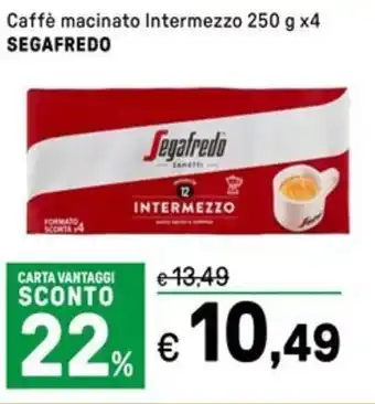 Iper La Grande Caffè macinato Intermezzo SEGAFREDO offerta