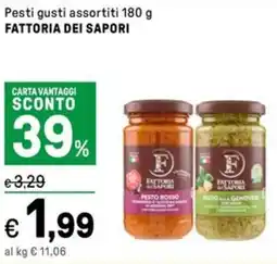 Iper La Grande Pesti gusti assortiti FATTORIA DEI SAPORI offerta