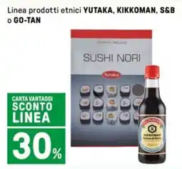 Iper La Grande Linea prodotti etnici YUTAKA, KIKKOMAN, S&B o GO-TAN offerta