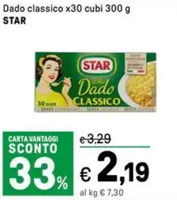 Iper La Grande Dado classico x30 cubi STAR offerta