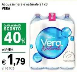 Iper La Grande Acqua minerale naturale VERA offerta