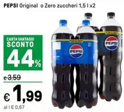 Iper La Grande PEPSI Original o Zero zuccheri offerta