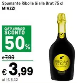 Iper La Grande Spumante Ribolla Gialla Brut MIAZZI offerta
