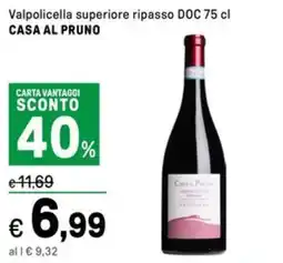 Iper La Grande Valpolicella superiore ripasso DOC CASA AL PRUNO offerta