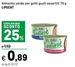 Iper La Grande Alimento umido per gatti gusti assortiti LIFECAT offerta