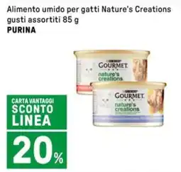 Iper La Grande Alimento umido per gatti Nature's Creations gusti assortiti PURINA offerta