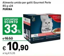 Iper La Grande Alimento umido per gatti Gourmet Perle PURINA offerta