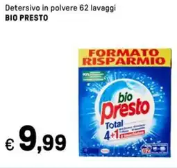 Iper La Grande Detersivo in polvere BIO PRESTO offerta