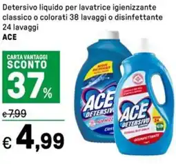 Iper La Grande Detersivo liquido per lavatrice igienizzante ACE offerta