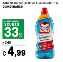 Iper La Grande Anticalcare per lavatrice Elimina Odori OMINO BIANCO offerta
