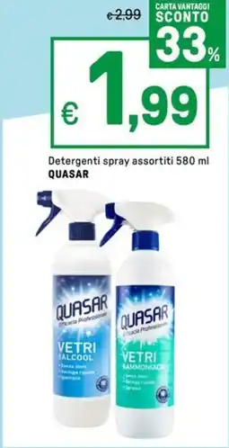 Iper La Grande Detergenti spray assortiti QUASAR offerta