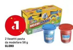 Iper La Grande 2 Vasetti pasta da modellare GLOBO offerta