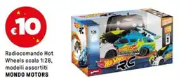 Iper La Grande Radiocomando Hot Wheels scala 1:28, modelli assortiti MONDO MOTORS offerta