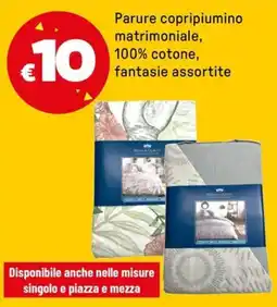 Iper La Grande Parure copripiumino matrimoniale, 100% cotone offerta