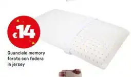 Iper La Grande Guanciale memory forato con fodera in jersey offerta