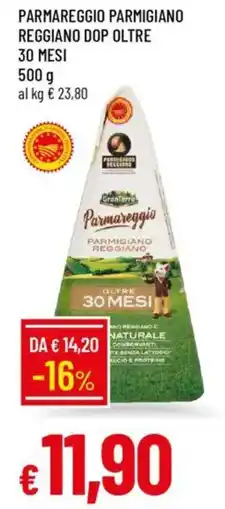 IperFamila Parmareggio parmigiano reggiano dop oltre 30 mesi offerta