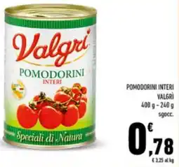 Conad Pomodorini interi valgrì offerta