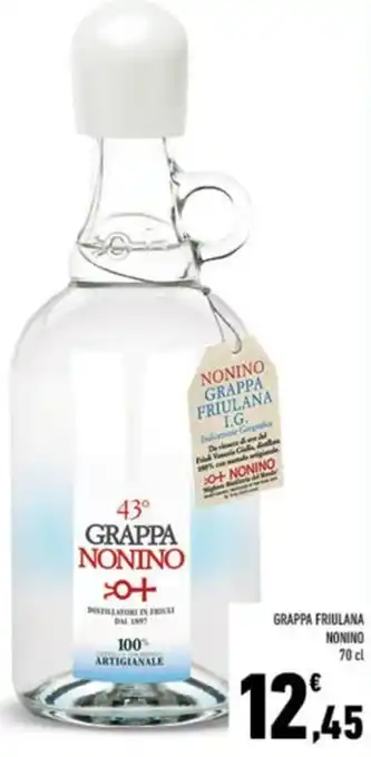 Conad Grappa friulana nonino offerta