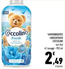 Conad Ammorbidente concentrato coccolino offerta