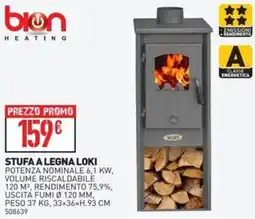 Ottimax Stufa a legna loki offerta