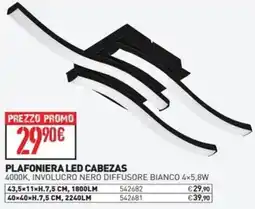 Ottimax Plafoniera led cabezas offerta