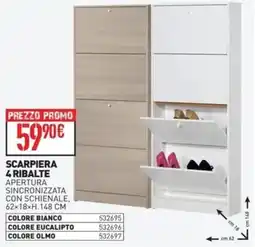 Ottimax Scarpiera 4 ribalte offerta